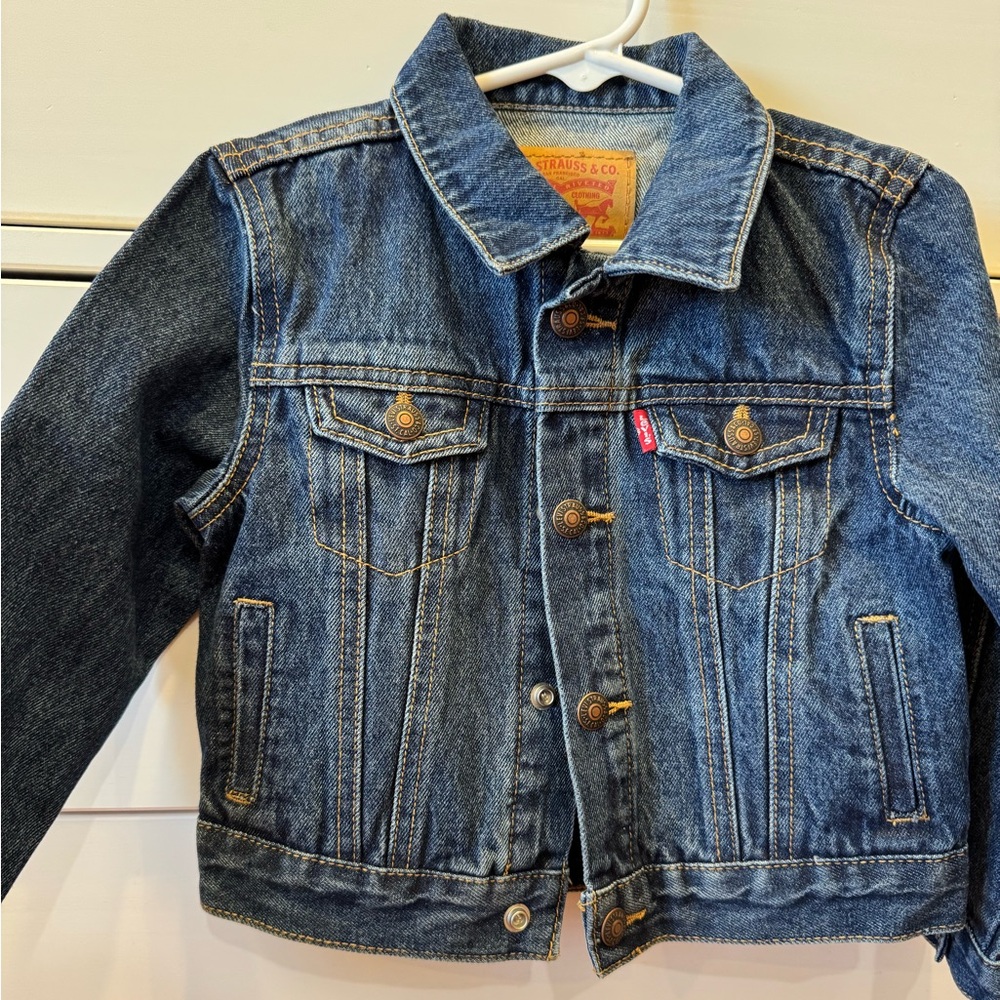 Levi's Kids Dark Blue Denim Jacket